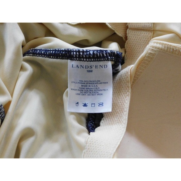 Lands' End Swimsuit Women's Plus Size One Piece Swim suit Size 18W - Picture 9 of 10